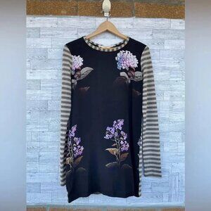 shirtapoter floral silk blend mini dress size 42/2